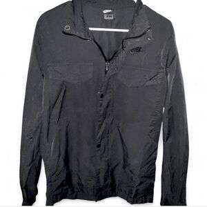 Nike Men's Black Windbreaker Jacket
